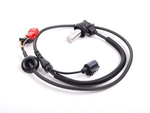ES#2639759 - 8D0927803D - Front ABS Sensor - Priced Each - Measures wheel speed to prevent lock up. Includes brake pad wear sensor. - Vemo - Audi Volkswagen