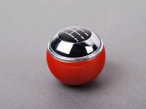 ES#46475 - 25110395205 - MINI Gear Shift Knob 5 Speed Hot Orange - (NO LONGER AVAILABLE) - Upgrade your shift knob and add some color - Genuine MINI - 