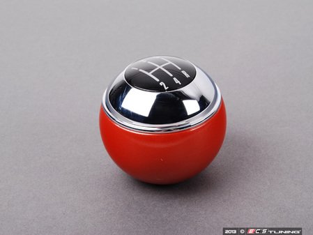 ES#46475 - 25110395205 - MINI Gear Shift Knob 5 Speed Hot Orange - (NO LONGER AVAILABLE) - Upgrade your shift knob and add some color - Genuine MINI - 
