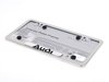 ES#2108 - ZAW355016 - Audi License Plate Frame - Chrome - Chrome plate frame featuring the Audi script - Audi Collection - Audi