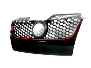 ES#5698 - 1K0853653BVW8 - Honeycomb Grille Assembly - Keep your vehicle looking showroom new with a new replacement grille - Genuine Volkswagen Audi - Volkswagen