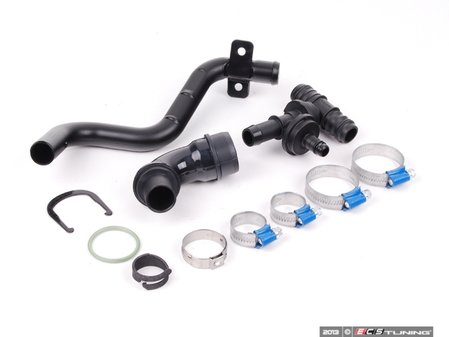 ES#2214901 - 06A198299 - Crankcase Breather Hose Kit - (NO LONGER AVAILABLE) - Includes the "L" & "T" shaped breathers and tube with hardware - Assembled By ECS - 