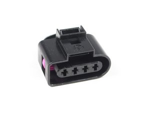 ES#10979 - 4B0973724 - Electrical Connector Housing - 4 Pin - Does not come with terminals or wires - Genuine Volkswagen Audi - Audi Volkswagen