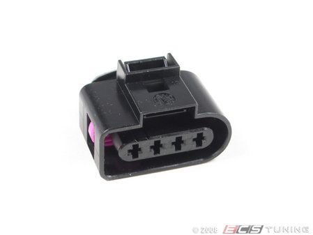 ES#10979 - 4B0973724 - Electrical Connector Housing - 4 Pin - Does not come with terminals or wires - Genuine Volkswagen Audi - Audi Volkswagen