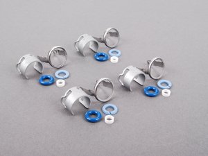 ES#2586495 - 06D9989073KT - Fuel Injector Installation Kit - Set of Four - A complete set of o-rings and clips for installing new injectors - Assembled By ECS - Volkswagen