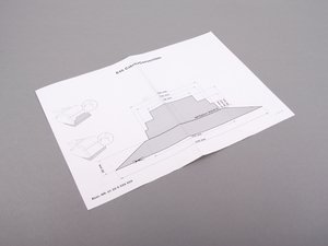 ES#12594 - 01290026899 - E46 Template - Genuine BMW - BMW