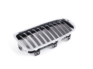 ES#2537349 - 51137263481 - F30 Luxury Line Kidney Grille - Left - High-gloss chrome finish - Genuine BMW - BMW