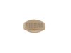 ES#102497 - 51418253229 - E46 Airbag Badge - Light Beige - Small trim cover located on your door panel - Genuine BMW - BMW
