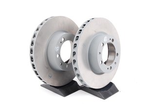 ES#2538574 - 92835104501KT - Front Brake Rotors - Pair 12.67" (322mm) - Restore the stopping power in your vehicle. - Genuine Porsche - Porsche