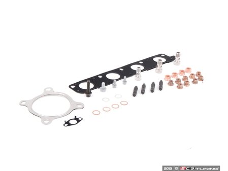ES#2607895 - 8K0253115HKT - Turbocharger Installation Kit - Includes all gaskets and hardware to install a new turbocharger - Assembled By ECS - Audi