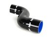 ES#1832525 - FMKT008 - Upper Intercooler Boost Hose Kit - Black - 2-piece kit connects turbo and intake manifold to intercooler - Forge - Audi