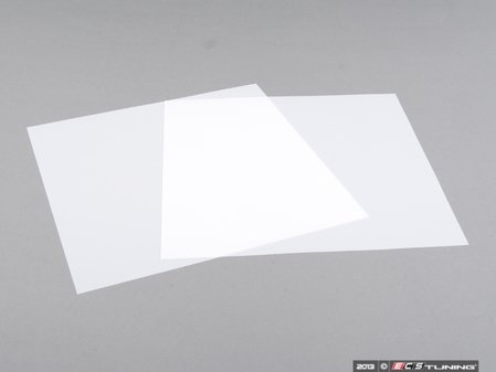 ES#2550197 - 2-1212 - Two 12" X 12" Universal Film - Clear - Headlight, tail light, foglight film - Lamin-X - Audi BMW Volkswagen Mercedes Benz MINI Porsche