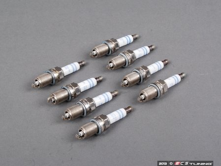 ES#2550627 - 0242236583KT2 - Spark Plugs - Set Of Eight - Keep your engine running like new with replacement spark plugs - Bosch - Audi