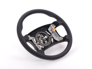 ES#53757 - 32342227751 - M-Tech Steering Wheel - (NO LONGER AVAILABLE) - Featuring M colored stitching - Genuine BMW - 