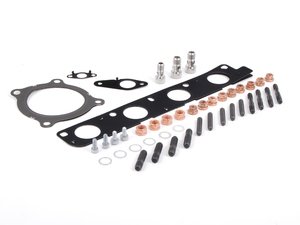 ES#2587508 - 06F253039FKT2 - Turbocharger Installation Kit W/ Exhaust Manifold Studs - Includes all gaskets and hardware - Genuine Volkswagen Audi - Audi