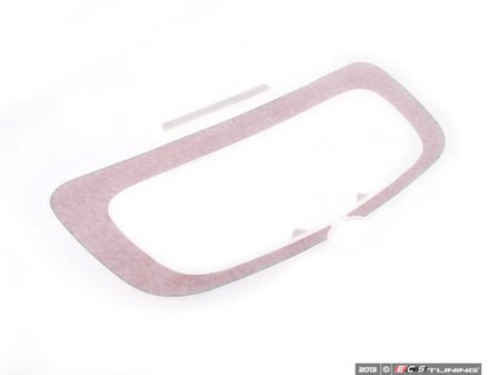 ES#2627642 - 51147331073 - Red Adhesive Film, Hood, Outer - GP2 - GP red decal that mounts around the hood scoop - Genuine MINI - MINI