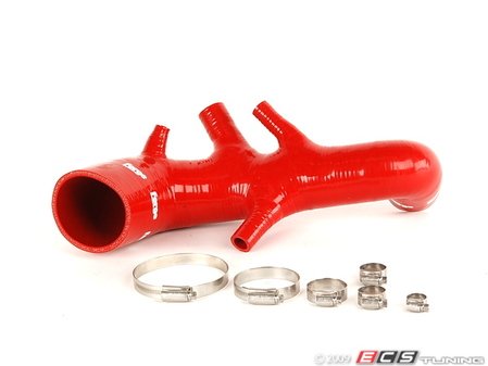 ES#1832356 - FM225INDR - Turbo Inlet Hose - Red - Direct "Bolt-in", prevents collapse of intake hose under hard acceleration - Forge - Audi