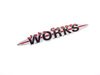 ES#79329 - 51147175102 - JCW Trunk Lid Badge - For JCW models and JCW tuning kits - Genuine MINI - MINI
