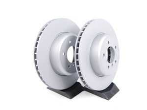 ES#257732 - 34116763824ktzim - Front Brake Rotors - Pair (348x30) - A pair of replacement rotors from Zimmermann - Zimmermann - BMW