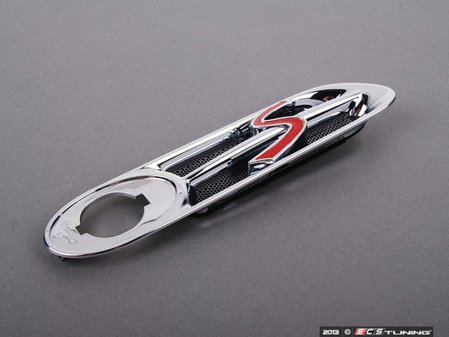 ES#78122 - 51137114734 - Finisher Side Marker Vent - Chrome - Right Side - Mounts to the front quater panel with the turn signal - Genuine MINI - MINI