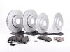 ES#514259 - 4A0698007 -  Front & Rear Economy Brake Service Kit - (NO LONGER AVAILABLE) - Featuring rotors with Vaico brake pads - Assembled By ECS - 