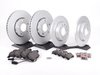 ES#514259 - 4A0698007 -  Front & Rear Economy Brake Service Kit - (NO LONGER AVAILABLE) - Featuring rotors with Vaico brake pads - Assembled By ECS - 