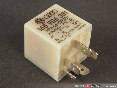 ES#292340 - 165906381 - Multipurpose Relay - Priced Each - Electronic control module relay - Genuine Volkswagen Audi - Audi Volkswagen