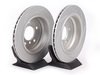 ES#2598351 - HB227F.630KT8 - Performance Rear Brake Service Kit - Featuring ECS GEOMET slotted rotors and Hawk HPS pads - Assembled By ECS - 