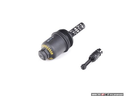 ES#1809757 - 2711800238 - Engine Oil Filter Housing Cap - Includes all needed o-rings - Genuine Mercedes Benz - Mercedes Benz