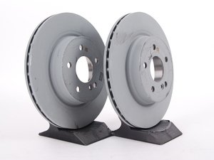 ES#2702398 - 000423121207KT1 - Rear Brake Rotors - Pair (300x22) - Does not include new rotor securing screws - Genuine Mercedes Benz - Mercedes Benz