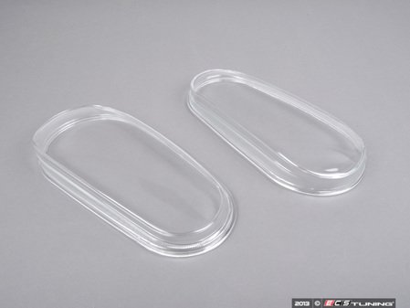 ES#2608917 - 3592LTNN12748 - Glass Headlight Lens - Set - Replace your weather worn & faded headlight lenses with these glass lenses. - Bremmen Parts - Volkswagen