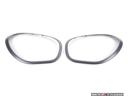 ES#2635829 - 51132254023KT - Headlight Trim Ring Gray - Set - (NO LONGER AVAILABLE) - Upgrade to the gray ring, part of black line - Genuine MINI - 