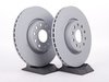 ES#2996277 - 1K0698301AASKT - Front Brake Service Kit (312x25) - Featuring Zimmermann rotors and ECS DD23 "Daily Driver" ceramic pads. - Assembled By ECS - Volkswagen