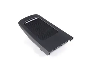 Rear Console Storage Tray With Cover - Black
