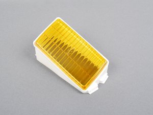 ES#2642226 - 91163194100 - Yellow Fog Light Lens - Left Side Fitment - Installs easily to replace your cracked or broken lens - URO - Porsche