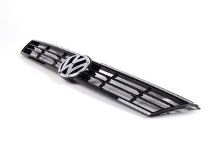 ES#2085964 - 5C6853651QWA - Jetta Grille - Gloss Black - Includes chrome "VW" emblem - Genuine Volkswagen Audi - Volkswagen