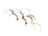 ES#2301 - 034105701B40Z - Upper Rod Bearing Set - Standard - Comes with 5 upper and 5 lower shells only,  - Glyco - Audi