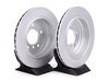 ES#1866548 - E463411 - Rear Brake Service Kit - Featuring Zimmermann coated rotors and ECS DD23 ceramic brake pads. - Assembled By ECS - BMW