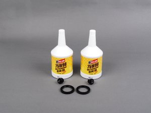 ES#2580731 - 016409399BKT2 - Rear Differential Service Kit - With ECS Magnetic Drain/Fill Plug - Complete kit with Redline 75w90 fluid to service your rear differential - Assembled By ECS - Audi