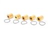 ES#2594057 - 114276224465PKT2 - Oil Filter Kit With O-Ring - 5 Pack - Multi-pack oil filter kits to ensure your oil stays contaminant free : Gen 2 MINIs - Mann - MINI