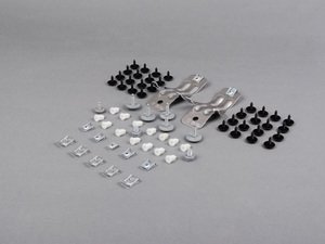 ES#2586314 - E92BELLYPANKT - Complete Belly Pan Installation Hardware Kit - Everything needed to install all new belly pans on your BMW with 100% original BMW hardware. Don't lose another improperly secured belly pan! - Genuine BMW - BMW