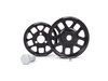 ES#2535 - VR612VPS - ECS Lightweight Pulley Kit - Black - Includes lightweight crank & power steering pulleys, new key way & OEM crank bolt - ECS - Volkswagen