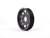 ES#2535 - VR612VPS - ECS Lightweight Pulley Kit - Black - Includes lightweight crank & power steering pulleys, new key way & OEM crank bolt - ECS - Volkswagen