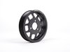 ES#2535 - VR612VPS - ECS Lightweight Pulley Kit - Black - Includes lightweight crank & power steering pulleys, new key way & OEM crank bolt - ECS - Volkswagen
