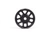ES#2535 - VR612VPS - ECS Lightweight Pulley Kit - Black - Includes lightweight crank & power steering pulleys, new key way & OEM crank bolt - ECS - Volkswagen