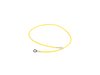 ES#265511 - 000979230E - Repair Wire - Priced Each - Single wire with two soldered ring terminals. 6.0mm terminal with 2.5mm wire - Genuine Volkswagen Audi - Audi Volkswagen