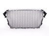 ES#2627563 - YT601215PHC -  RS4 Mesh Style Grille - Black With Chrome Frame - Add the sleek look of an RS4 to your front end with this mesh grille. - ECS - Audi