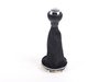 ES#47111 - 25112753784 - Shift Knob W/ Boot - Chrome - Leather shift knob with boot - Genuine MINI - MINI