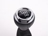 ES#47111 - 25112753784 - Shift Knob W/ Boot - Chrome - Leather shift knob with boot - Genuine MINI - MINI