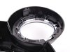ES#2628552 - 51459810001 - Center Trim Ring - Chrome / Piano Black - Located around the center insterment cluster - Genuine MINI - MINI